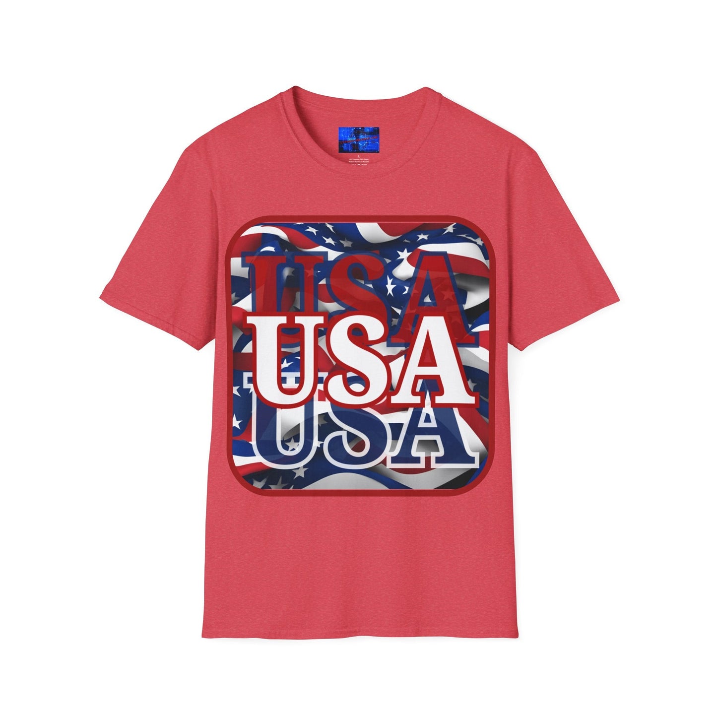 Red WHITE and Blue USA Patriot LTcolors Unisex T-Shirt by cypherpunkgear – cypherpunkgear.com | Cypherpunk Merch