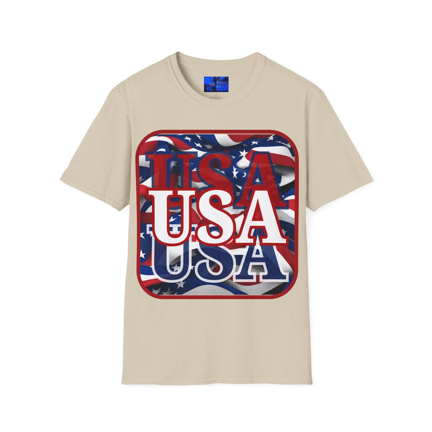 Red WHITE and Blue USA Patriot LTcolors Unisex T-Shirt by cypherpunkgear – cypherpunkgear.com | Cypherpunk Merch