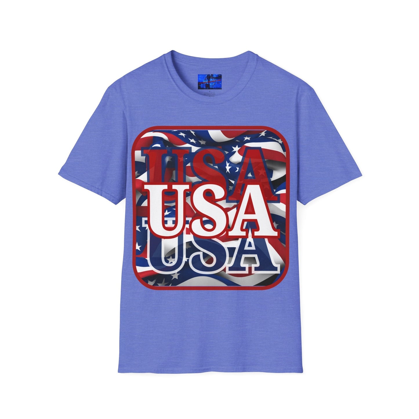 Red WHITE and Blue USA Patriot LTcolors Unisex T-Shirt by cypherpunkgear – cypherpunkgear.com | Cypherpunk Merch