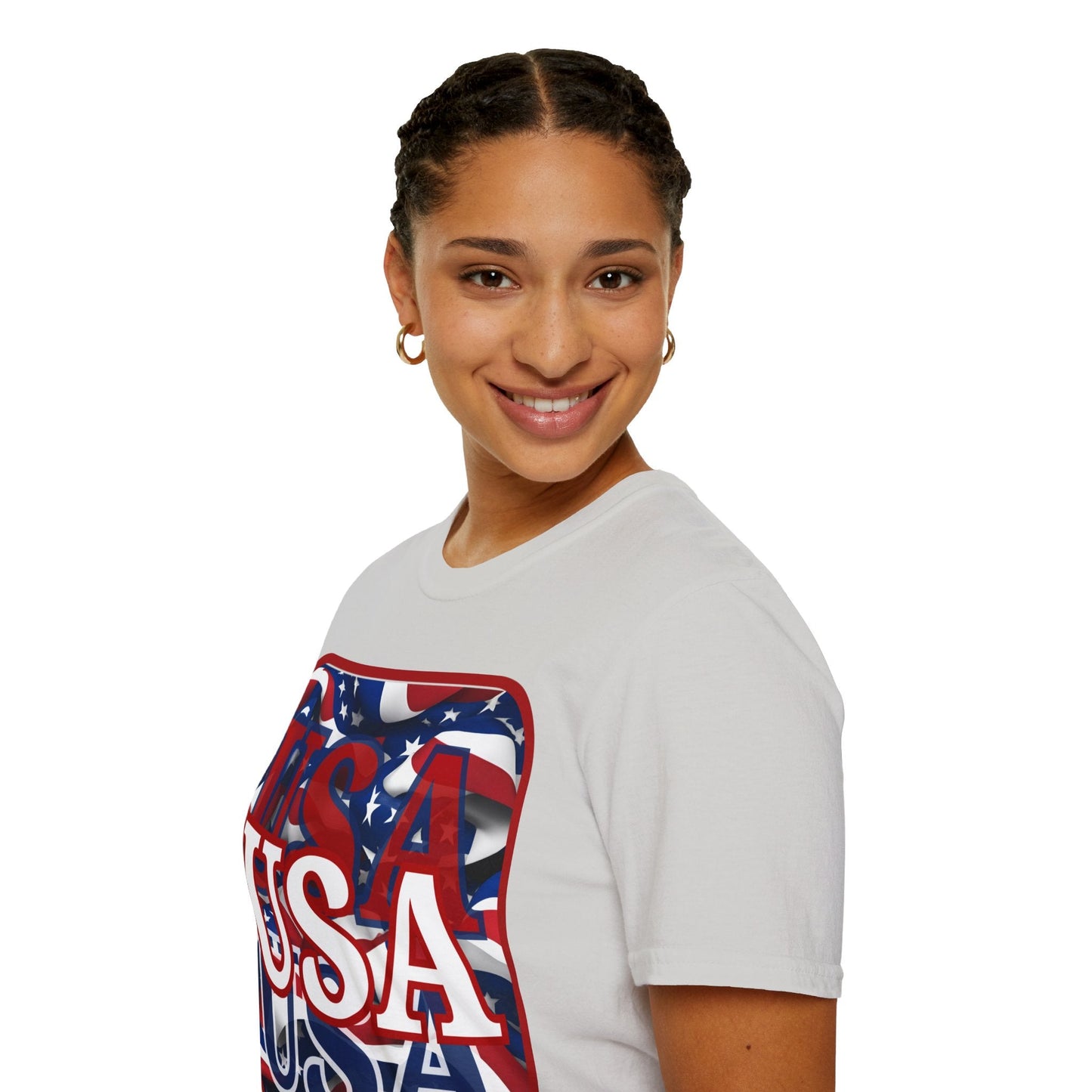 Red WHITE and Blue USA Patriot LTcolors Unisex T-Shirt by cypherpunkgear – cypherpunkgear.com | Cypherpunk Merch