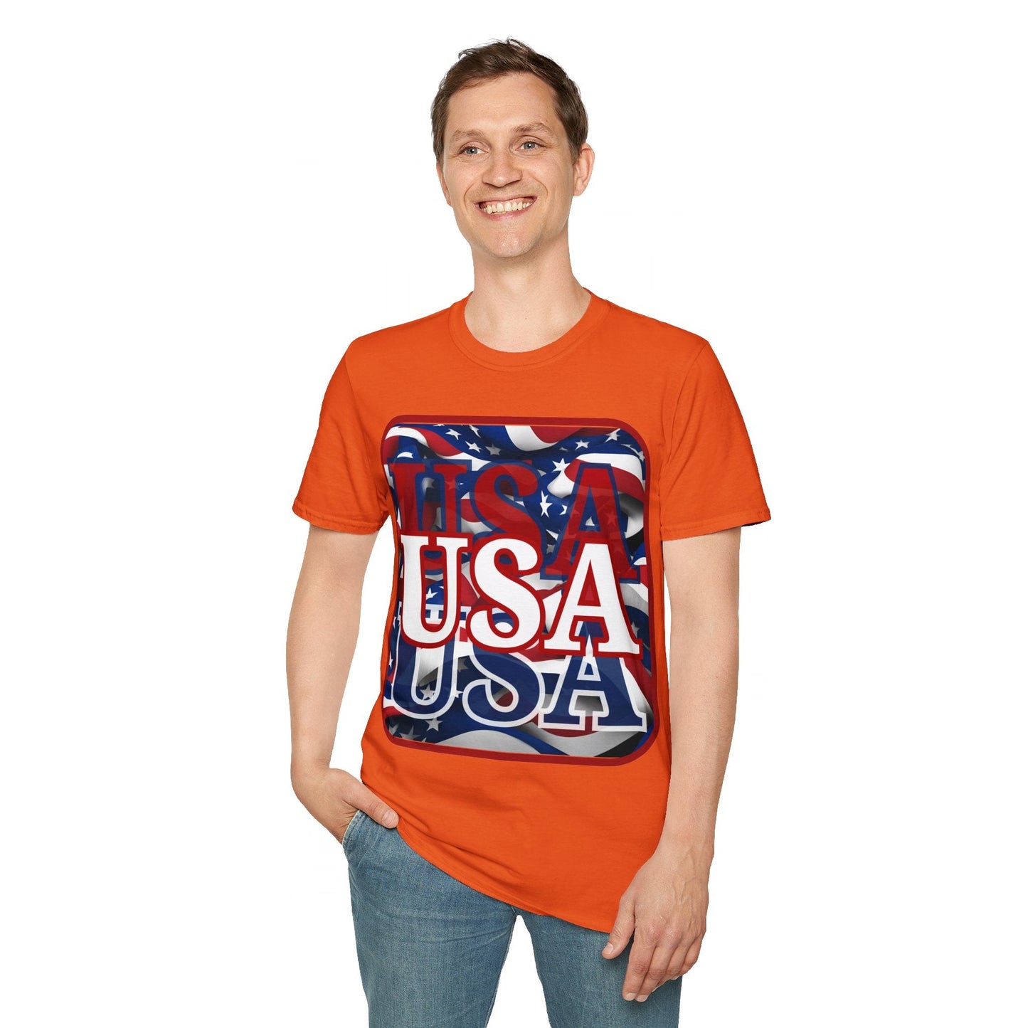 Red WHITE and Blue USA Patriot LTcolors Unisex T-Shirt by cypherpunkgear – cypherpunkgear.com | Cypherpunk Merch