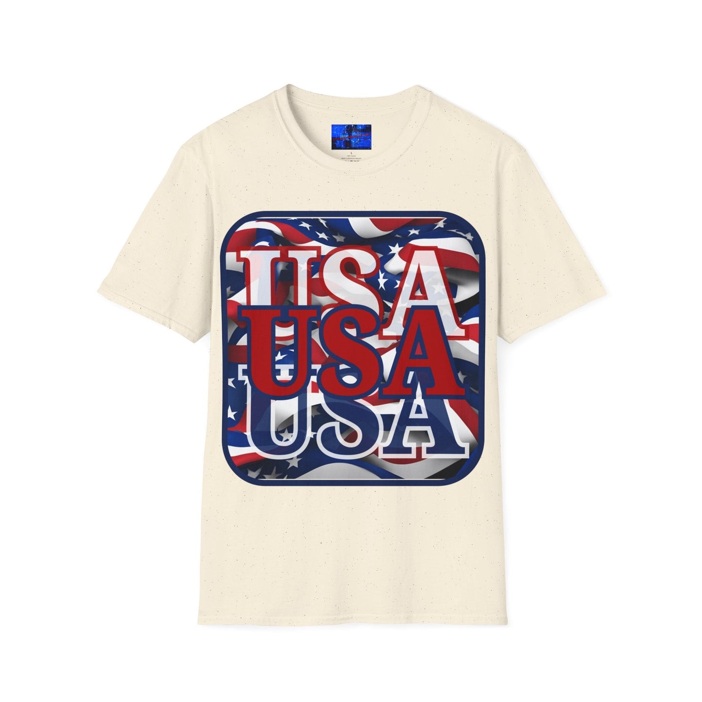 RED White and Blue USA Patriot LTcolors Unisex T-Shirt by cypherpunkgear – cypherpunkgear.com | Cypherpunk Merch