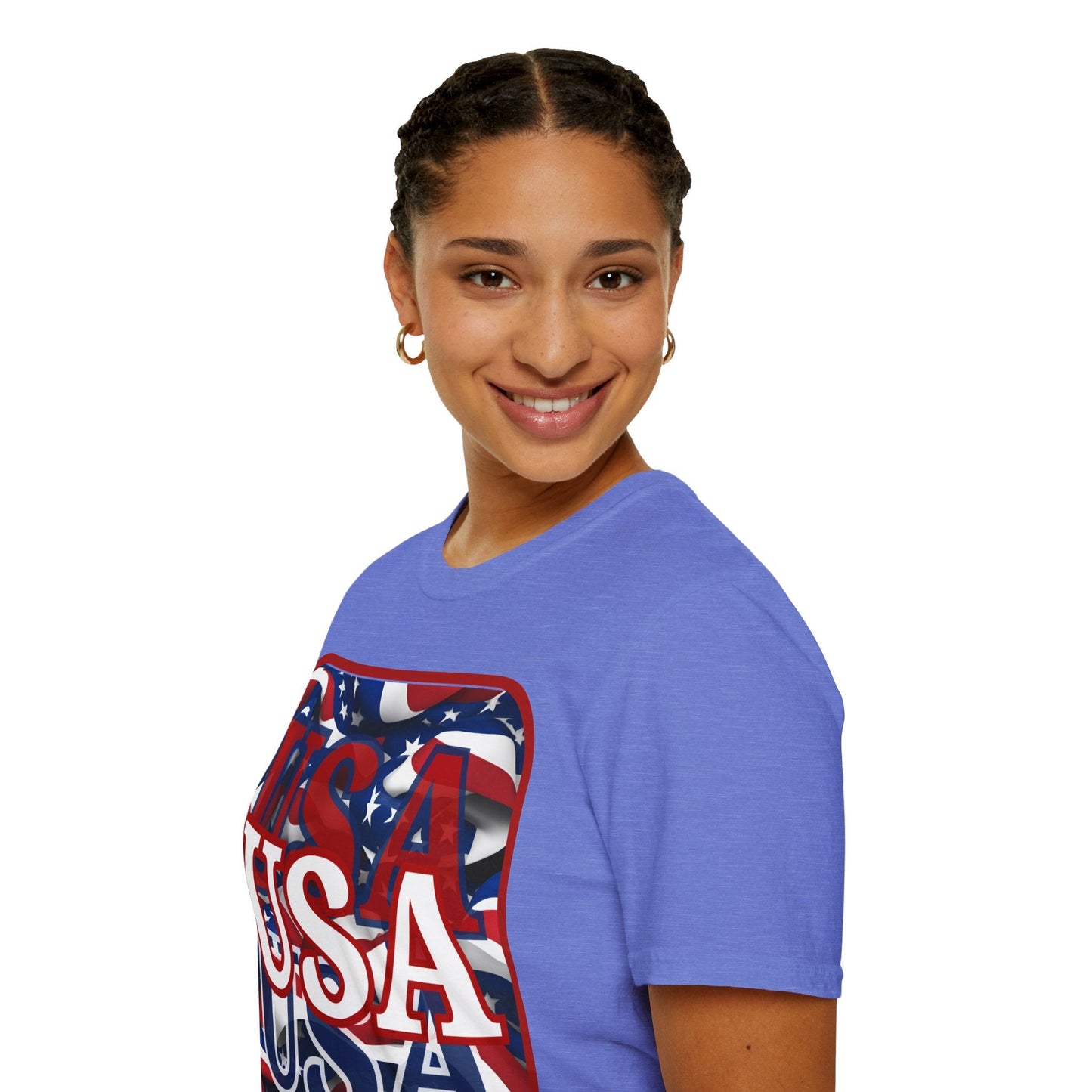 Red WHITE and Blue USA Patriot LTcolors Unisex T-Shirt by cypherpunkgear – cypherpunkgear.com | Cypherpunk Merch
