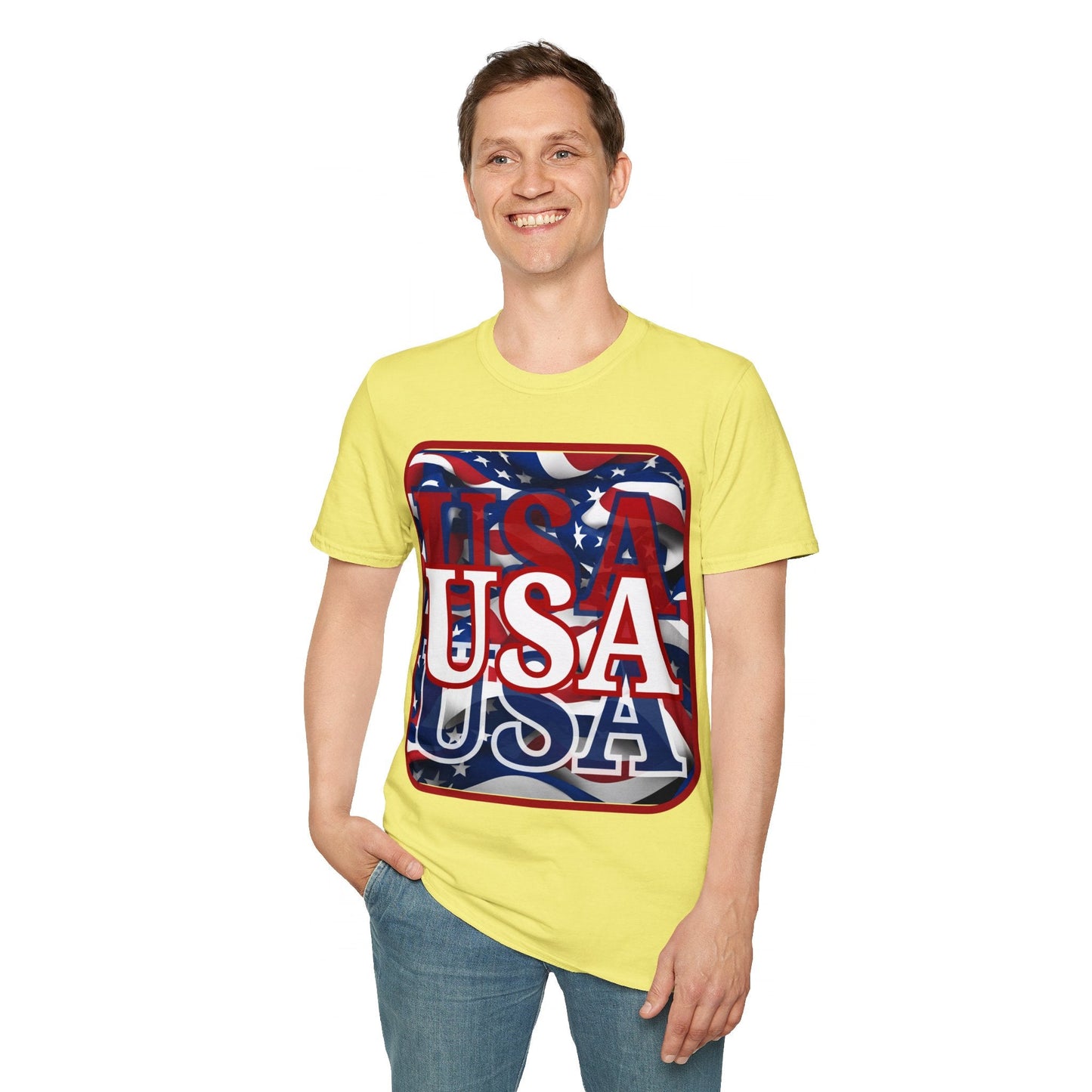 Red WHITE and Blue USA Patriot LTcolors Unisex T-Shirt by cypherpunkgear – cypherpunkgear.com | Cypherpunk Merch