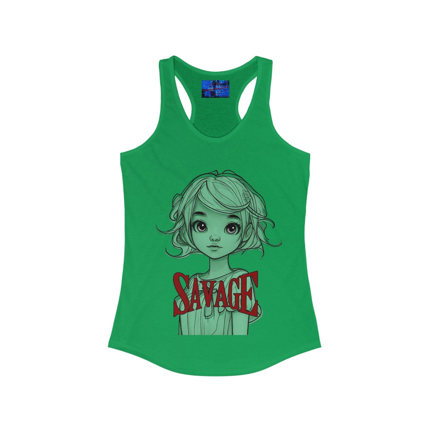 Savage Women's Racerback Tank Top by cypherpunkgear.com – cypherpunkgear.com | Cypherpunk Merch