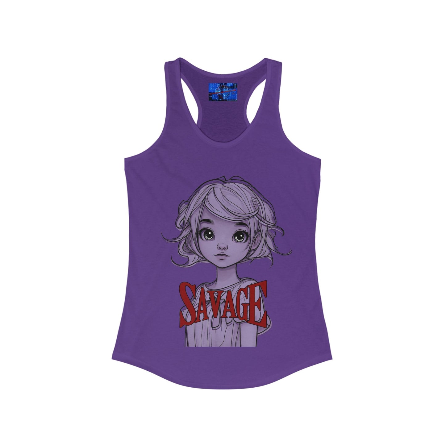 Savage Women's Racerback Tank Top by cypherpunkgear.com – cypherpunkgear.com | Cypherpunk Merch