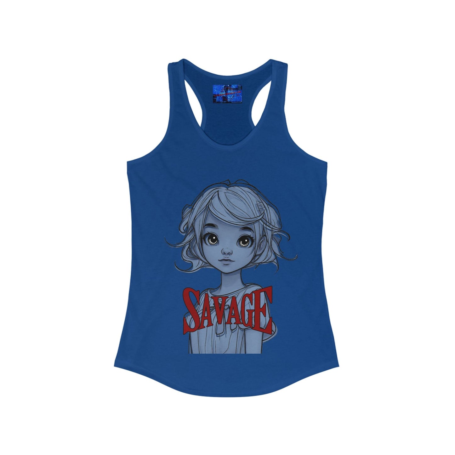 Savage Women's Racerback Tank Top by cypherpunkgear.com – cypherpunkgear.com | Cypherpunk Merch