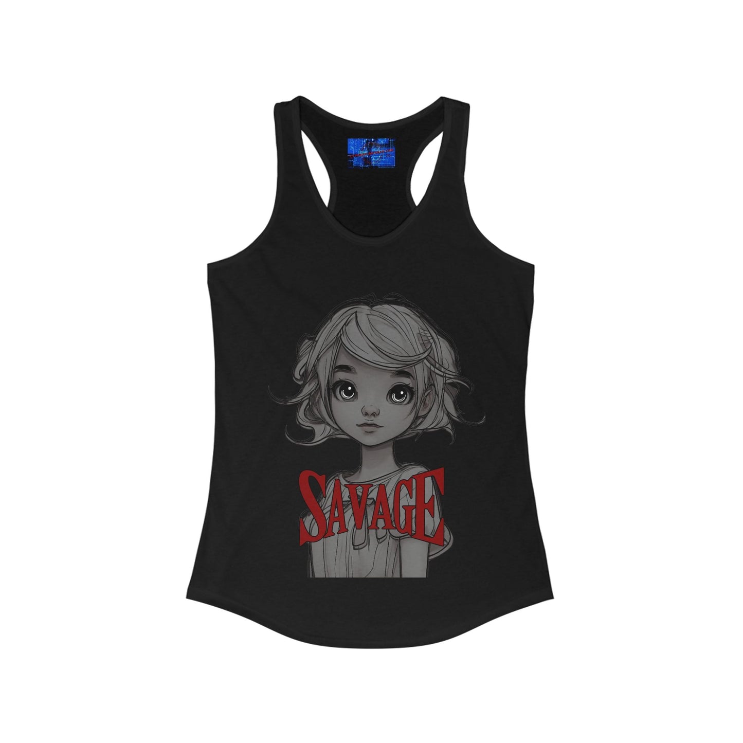 Savage Women's Racerback Tank Top by cypherpunkgear.com – cypherpunkgear.com | Cypherpunk Merch