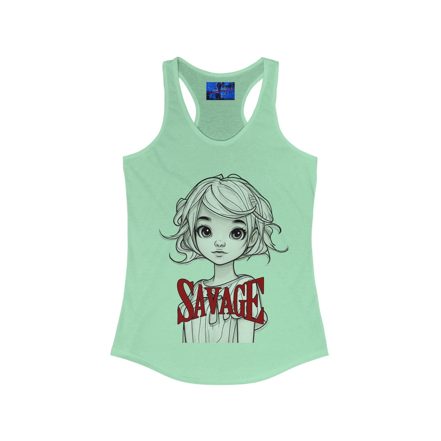 Savage Women's Racerback Tank Top by cypherpunkgear.com – cypherpunkgear.com | Cypherpunk Merch