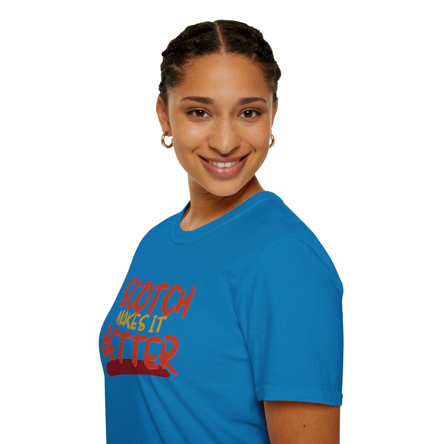 Scotch makes it better DKcolors Unisex T-Shirt by cypherpunkgear – cypherpunkgear.com | Cypherpunk Merch