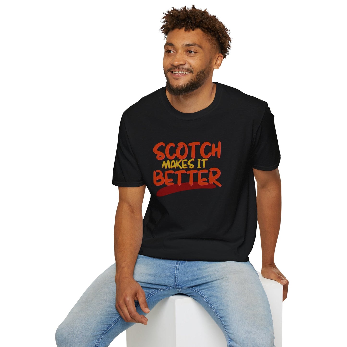 Scotch makes it better DKcolors Unisex T-Shirt by cypherpunkgear – cypherpunkgear.com | Cypherpunk Merch