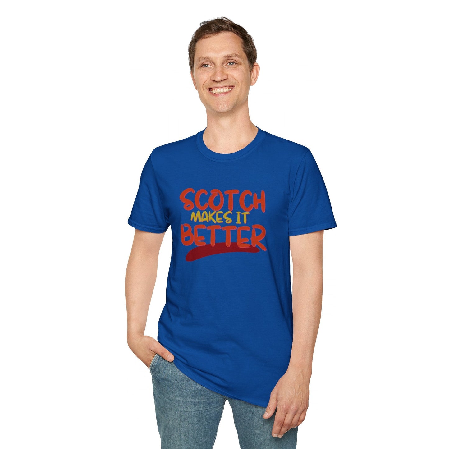 Scotch makes it better DKcolors Unisex T-Shirt by cypherpunkgear – cypherpunkgear.com | Cypherpunk Merch
