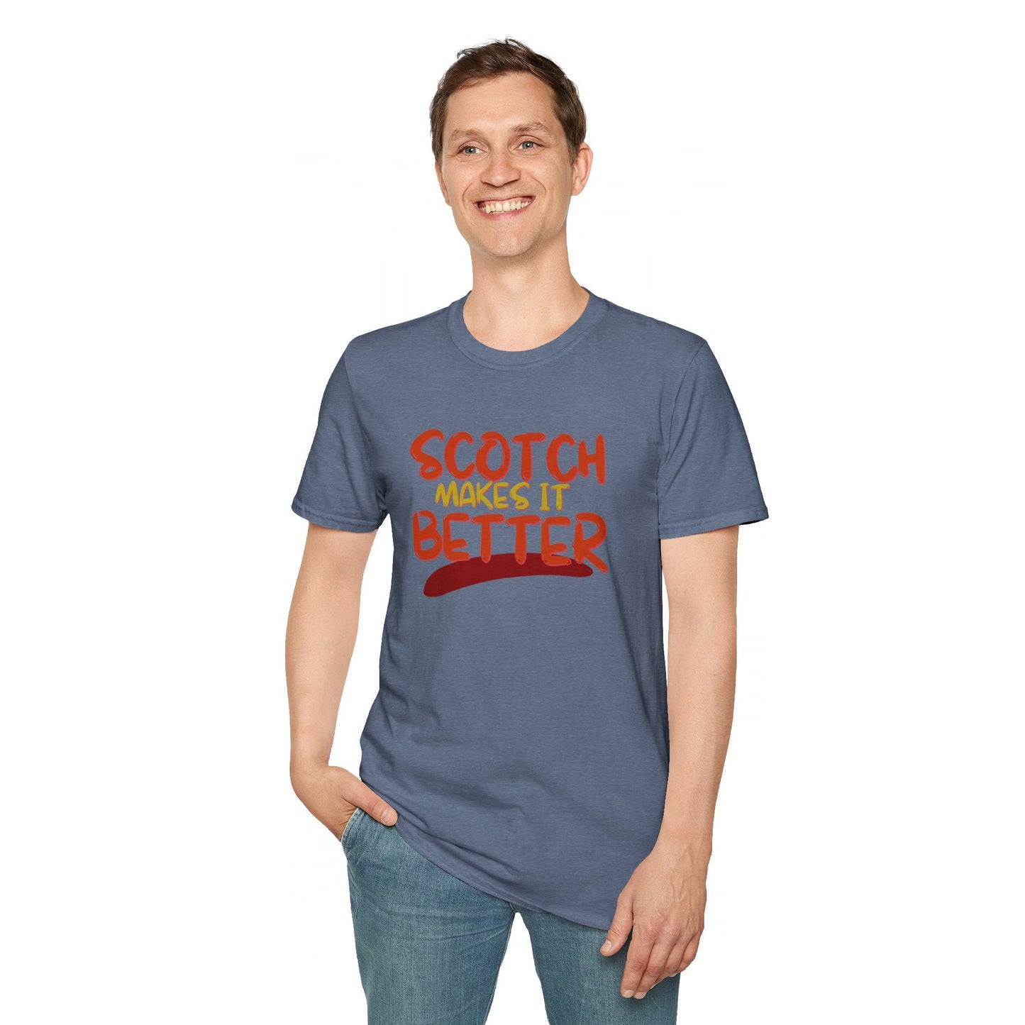 Scotch makes it better DKcolors Unisex T-Shirt by cypherpunkgear – cypherpunkgear.com | Cypherpunk Merch