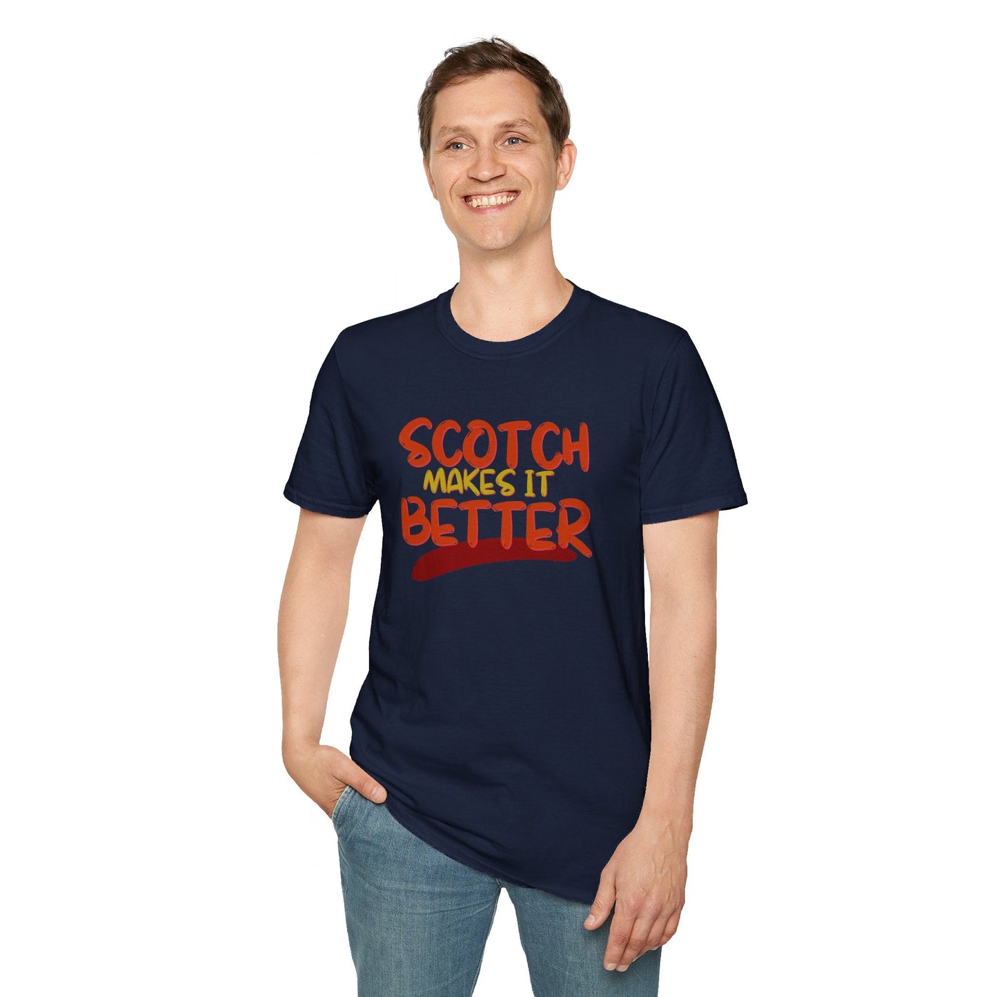 Scotch makes it better DKcolors Unisex T-Shirt by cypherpunkgear – cypherpunkgear.com | Cypherpunk Merch