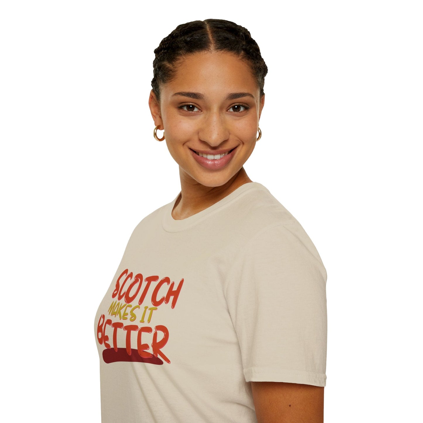 Scotch makes it better LTcolors Unisex T-Shirt by cypherpunkgear – cypherpunkgear.com | Cypherpunk Merch