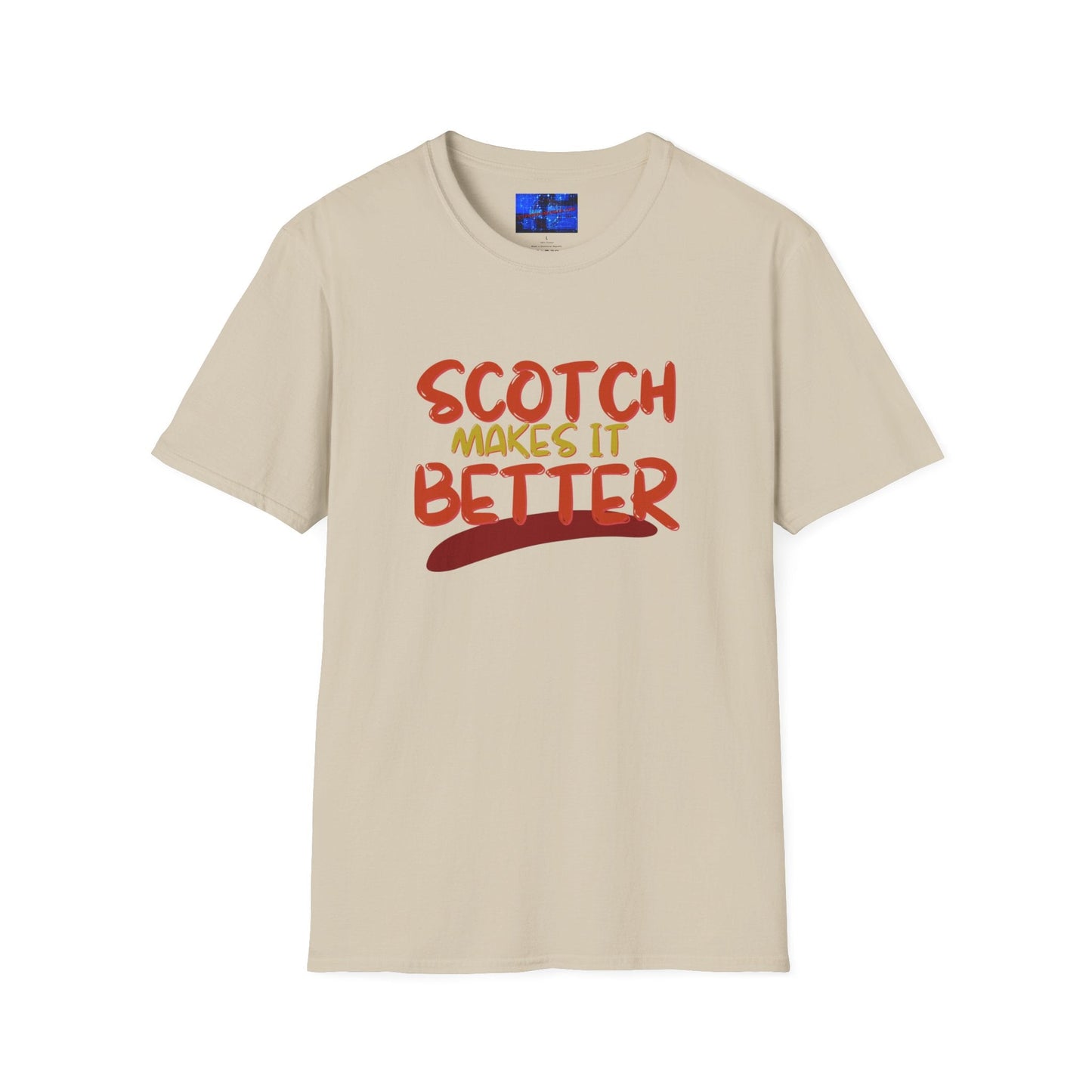 Scotch makes it better LTcolors Unisex T-Shirt by cypherpunkgear – cypherpunkgear.com | Cypherpunk Merch