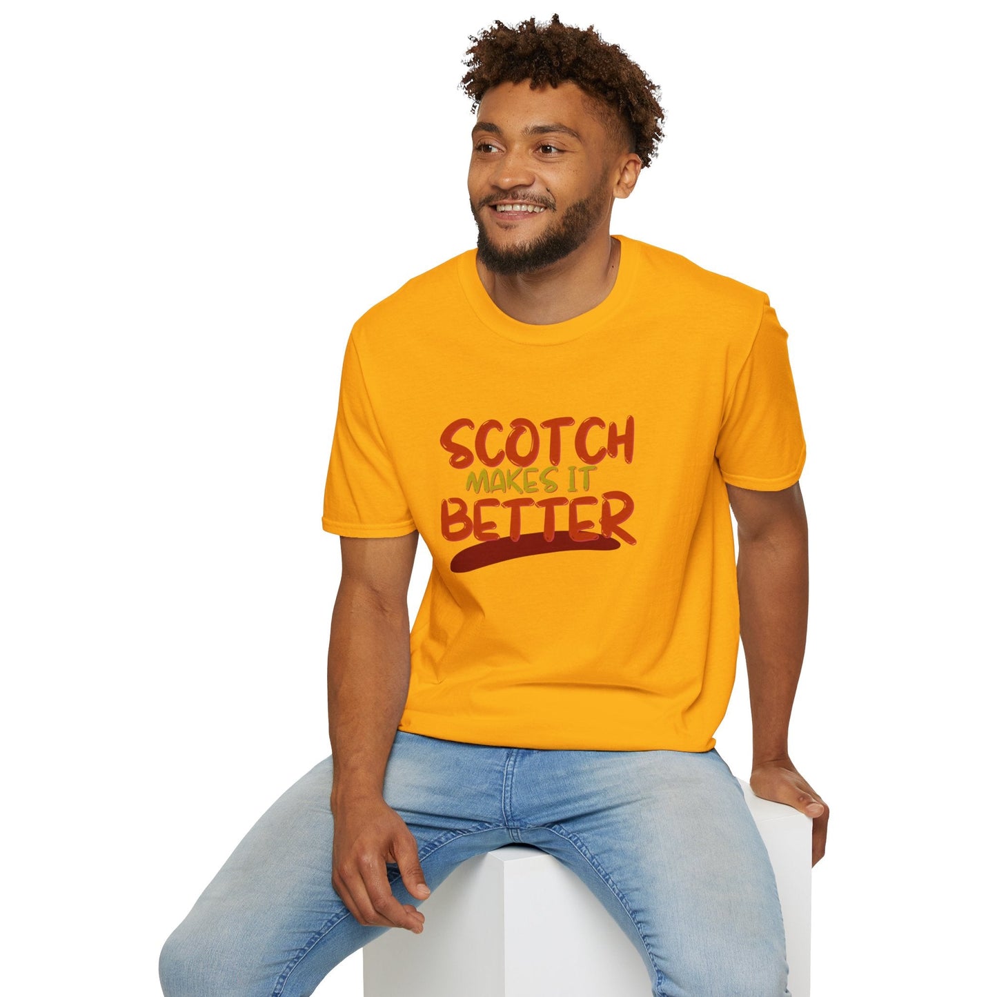 Scotch makes it better LTcolors Unisex T-Shirt by cypherpunkgear – cypherpunkgear.com | Cypherpunk Merch