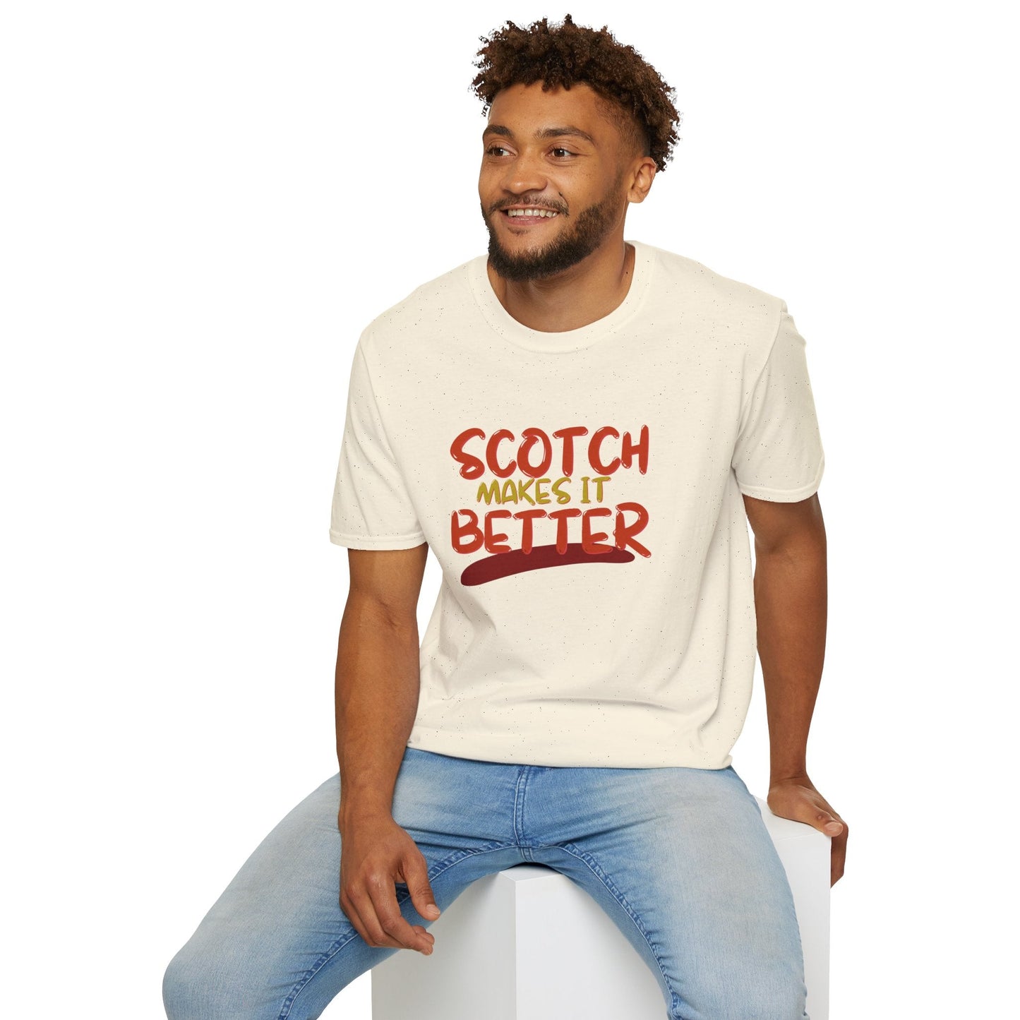 Scotch makes it better LTcolors Unisex T-Shirt by cypherpunkgear – cypherpunkgear.com | Cypherpunk Merch