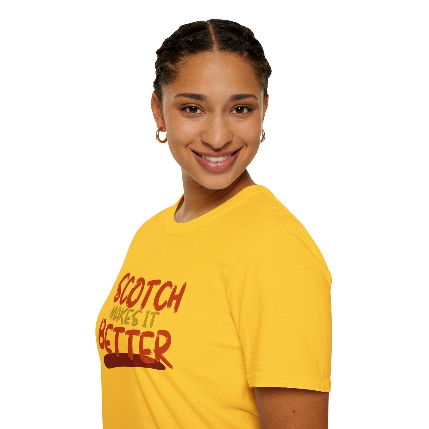 Scotch makes it better LTcolors Unisex T-Shirt by cypherpunkgear – cypherpunkgear.com | Cypherpunk Merch