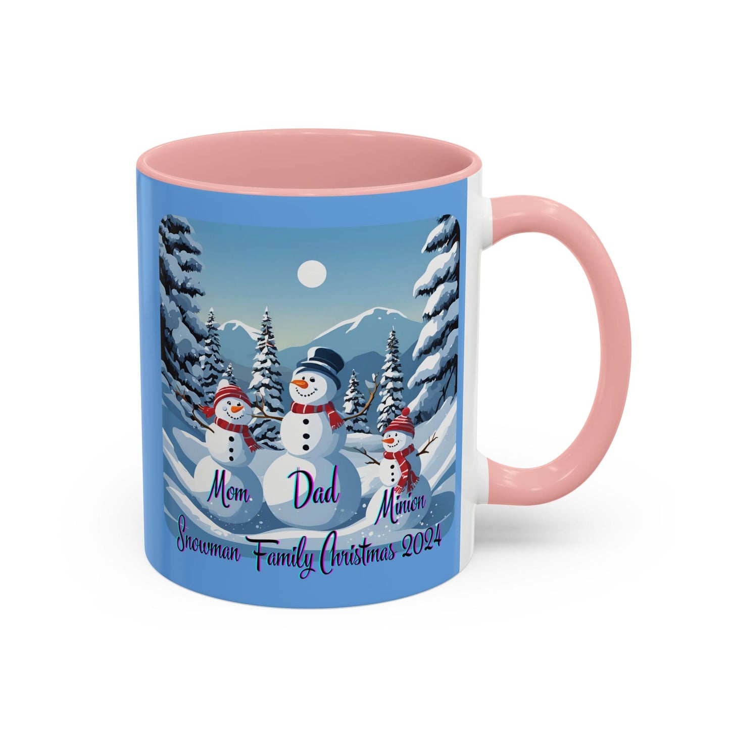 Snowman Family of 3 Accent Mug by cypherpunkgear – cypherpunkgear.com | Cypherpunk Merch