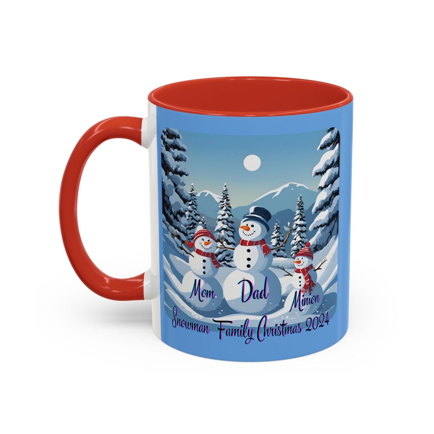 Snowman Family of 3 Accent Mug by cypherpunkgear – cypherpunkgear.com | Cypherpunk Merch