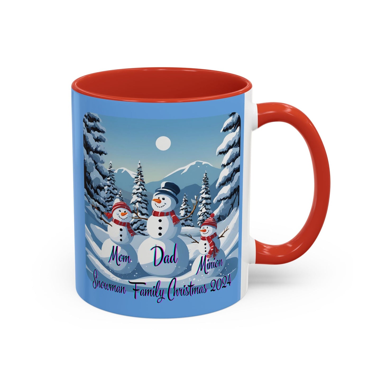 Snowman Family of 3 Accent Mug by cypherpunkgear – cypherpunkgear.com | Cypherpunk Merch
