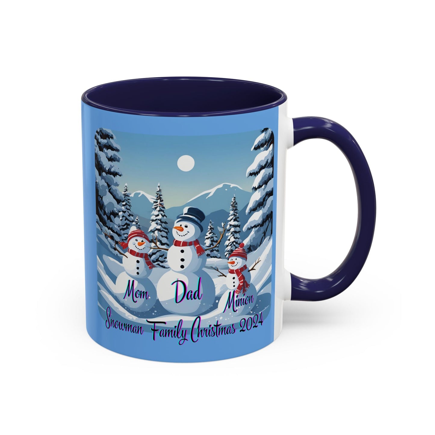 Snowman Family of 3 Accent Mug by cypherpunkgear – cypherpunkgear.com | Cypherpunk Merch