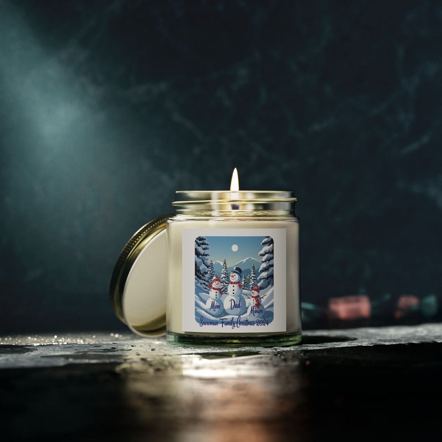 Snowman Family of 3 Scented Candle by cypherpunkgear – cypherpunkgear.com | Cypherpunk Merch