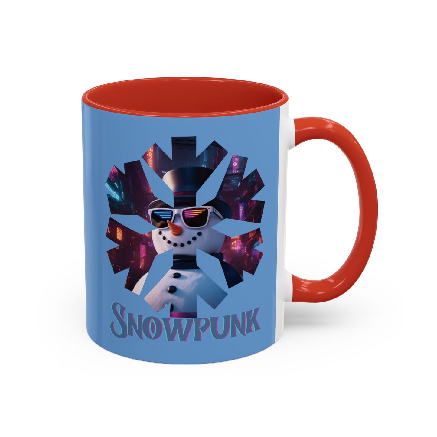Snowpunk Accent Mug by cypherpunkgear – cypherpunkgear.com | Cypherpunk Merch