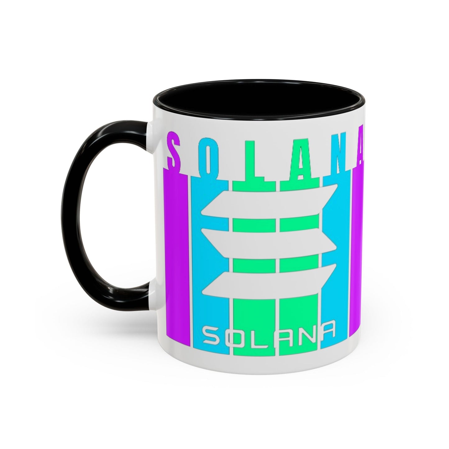 Solana (SOL) Accent Mug by cypherpunkgear – cypherpunkgear.com | Cypherpunk Merch
