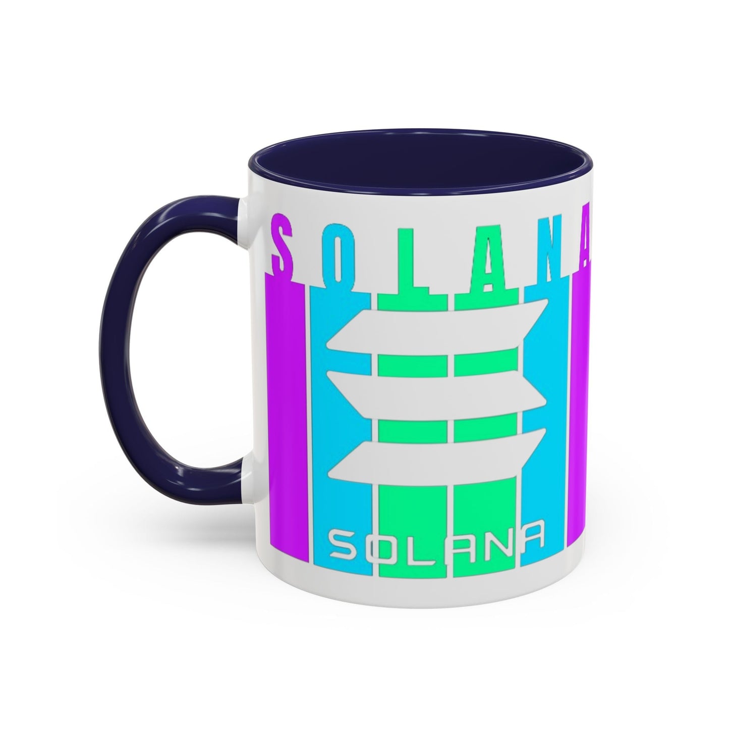 Solana (SOL) Accent Mug by cypherpunkgear – cypherpunkgear.com | Cypherpunk Merch