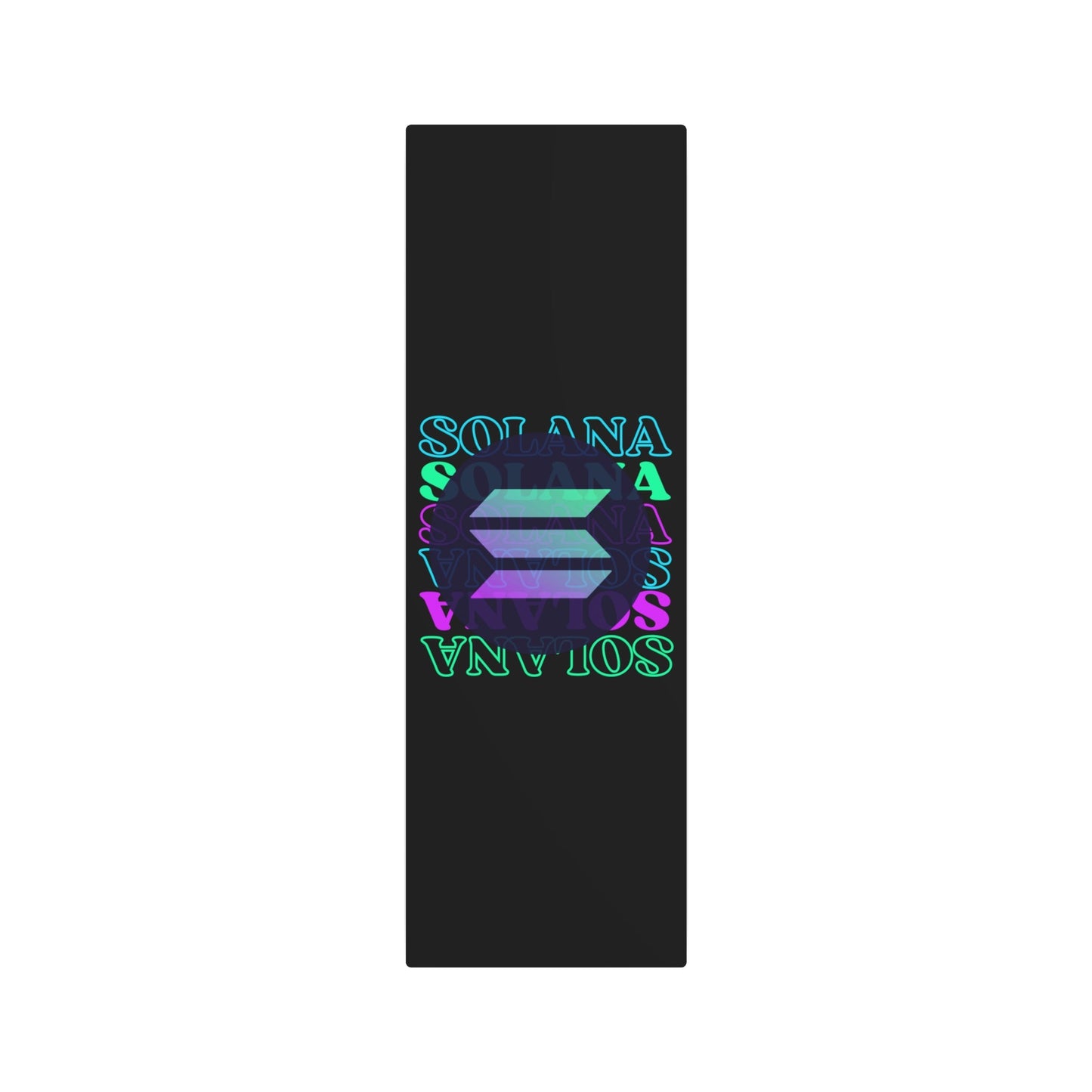 Solana Solana Solana (SOL) Metal Art Sign by cypherpunkgear – cypherpunkgear.com | Cypherpunk Merch