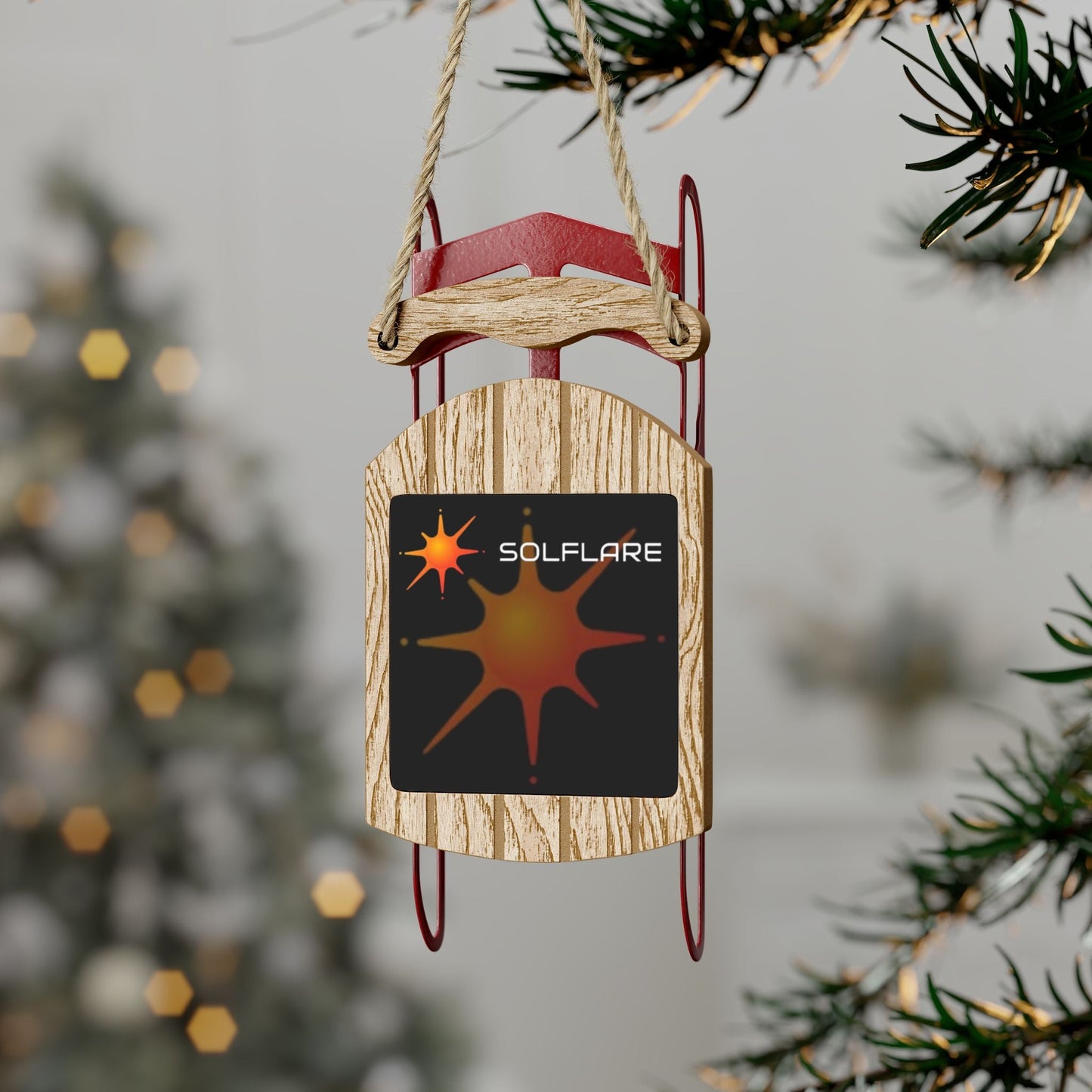 Solflare Sled Ornament by cypherpunkgear – cypherpunkgear.com | Cypherpunk Merch