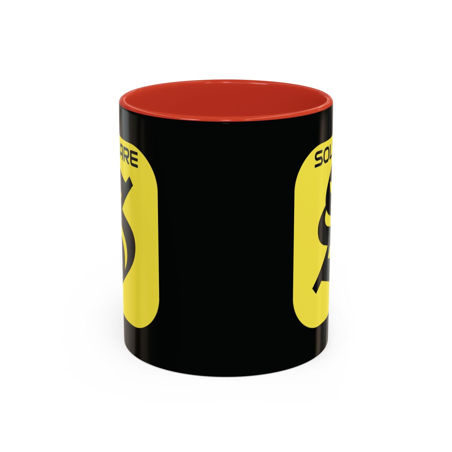 SolflareLogo Black Accent Mug by cypherpunkgear.com – cypherpunkgear.com | Cypherpunk Merch