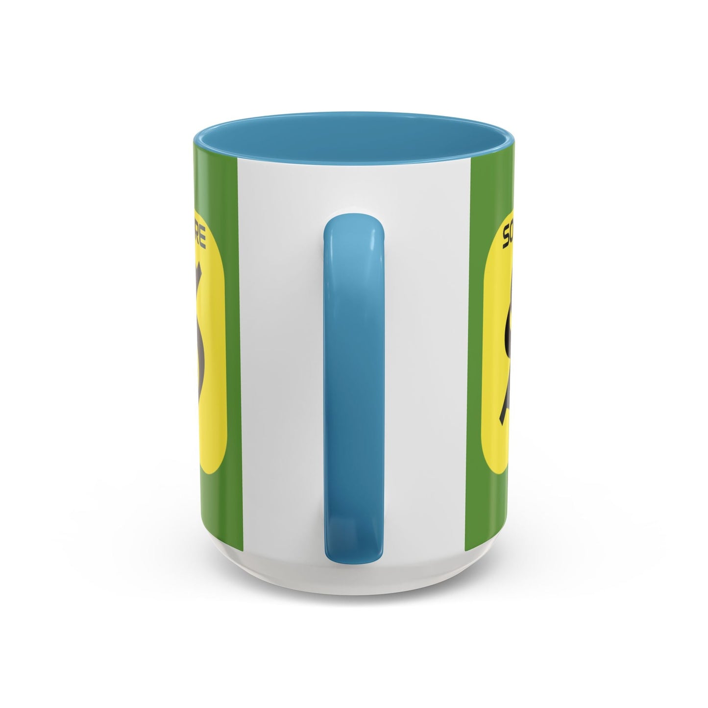 SolflareLogo Green Accent Mug by cypherpunkgear.com – cypherpunkgear.com | Cypherpunk Merch