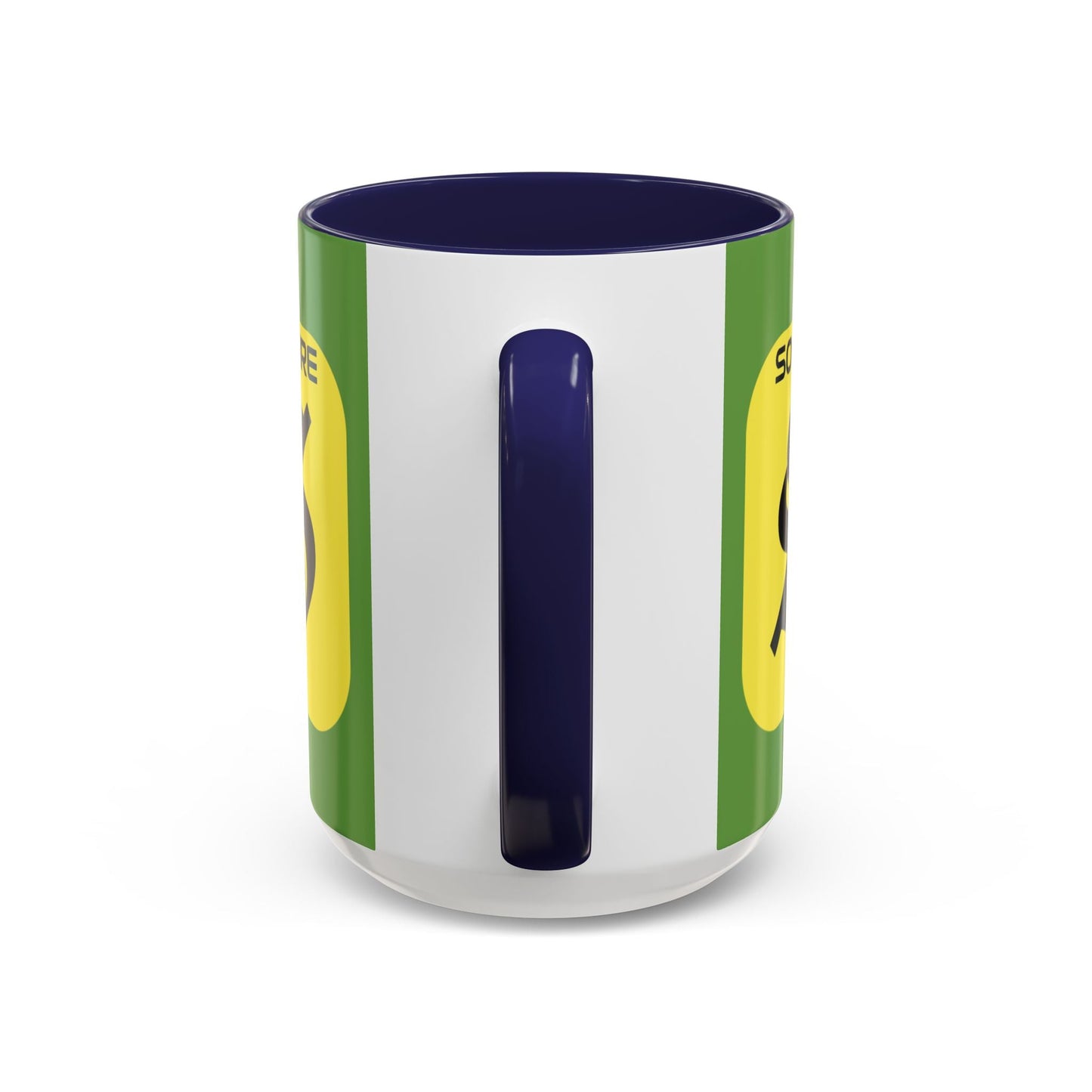 SolflareLogo Green Accent Mug by cypherpunkgear.com – cypherpunkgear.com | Cypherpunk Merch