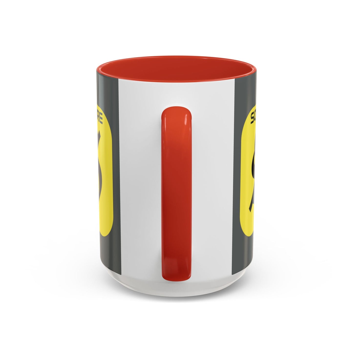 SolflareLogo Grey Accent Mug by cypherpunkgear.com – cypherpunkgear.com | Cypherpunk Merch