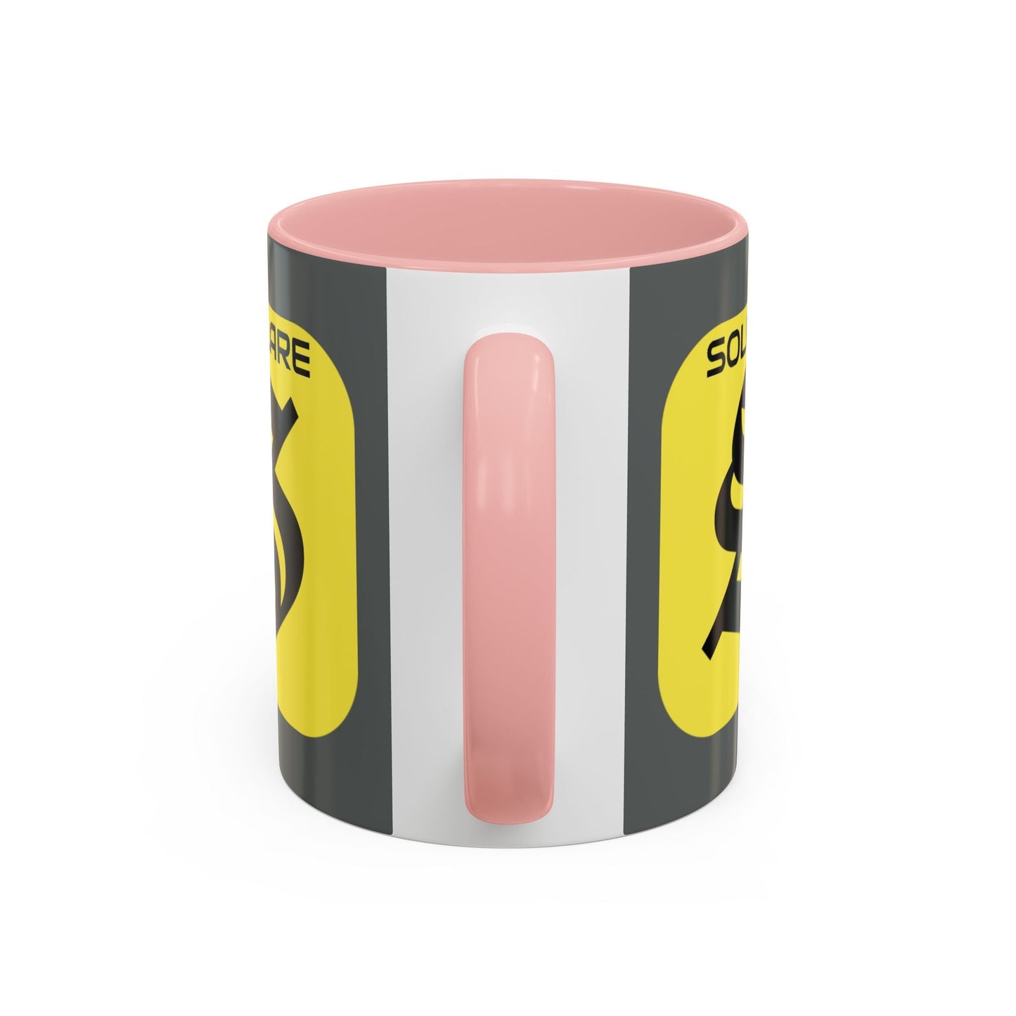 SolflareLogo Grey Accent Mug by cypherpunkgear.com – cypherpunkgear.com | Cypherpunk Merch