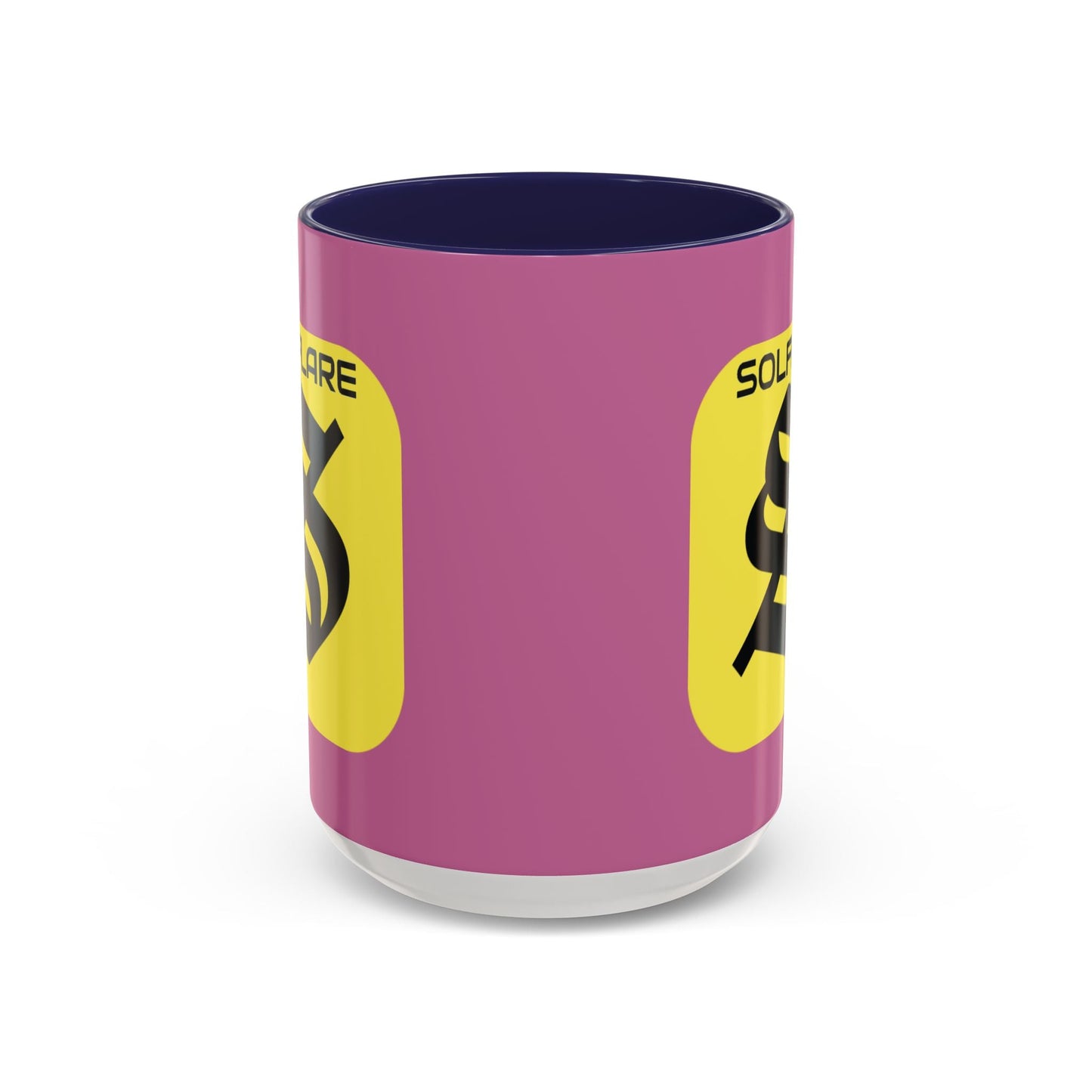 SolflareLogo Pink Accent Mug by cypherpunkgear.com – cypherpunkgear.com | Cypherpunk Merch