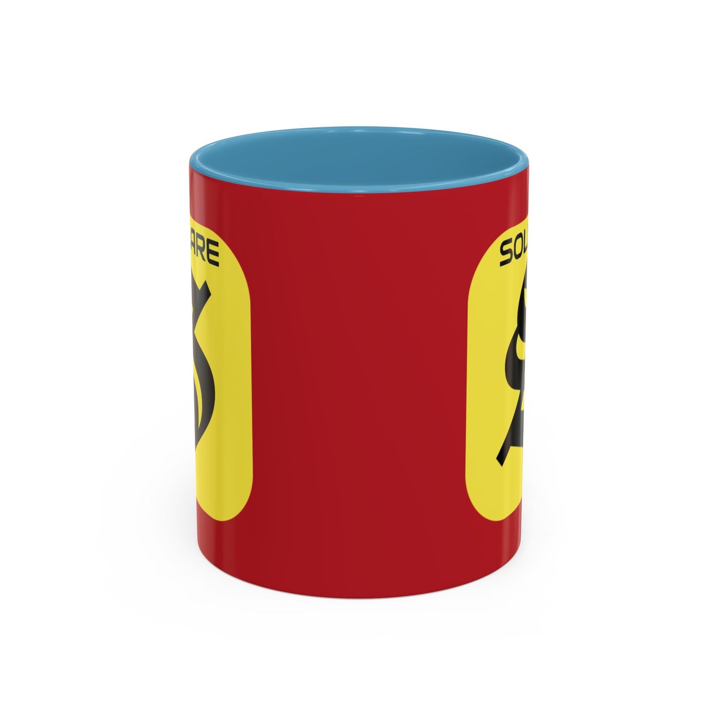 SolflareLogo Red Accent Mug by cypherpunkgear.com – cypherpunkgear.com | Cypherpunk Merch