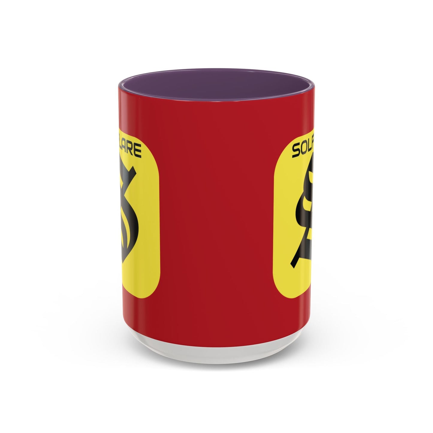 SolflareLogo Red Accent Mug by cypherpunkgear.com – cypherpunkgear.com | Cypherpunk Merch