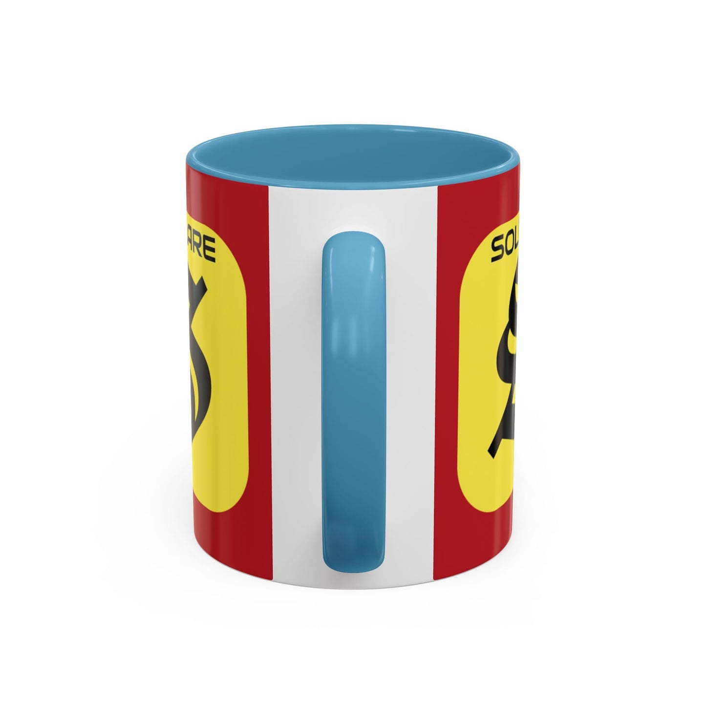 SolflareLogo Red Accent Mug by cypherpunkgear.com – cypherpunkgear.com | Cypherpunk Merch