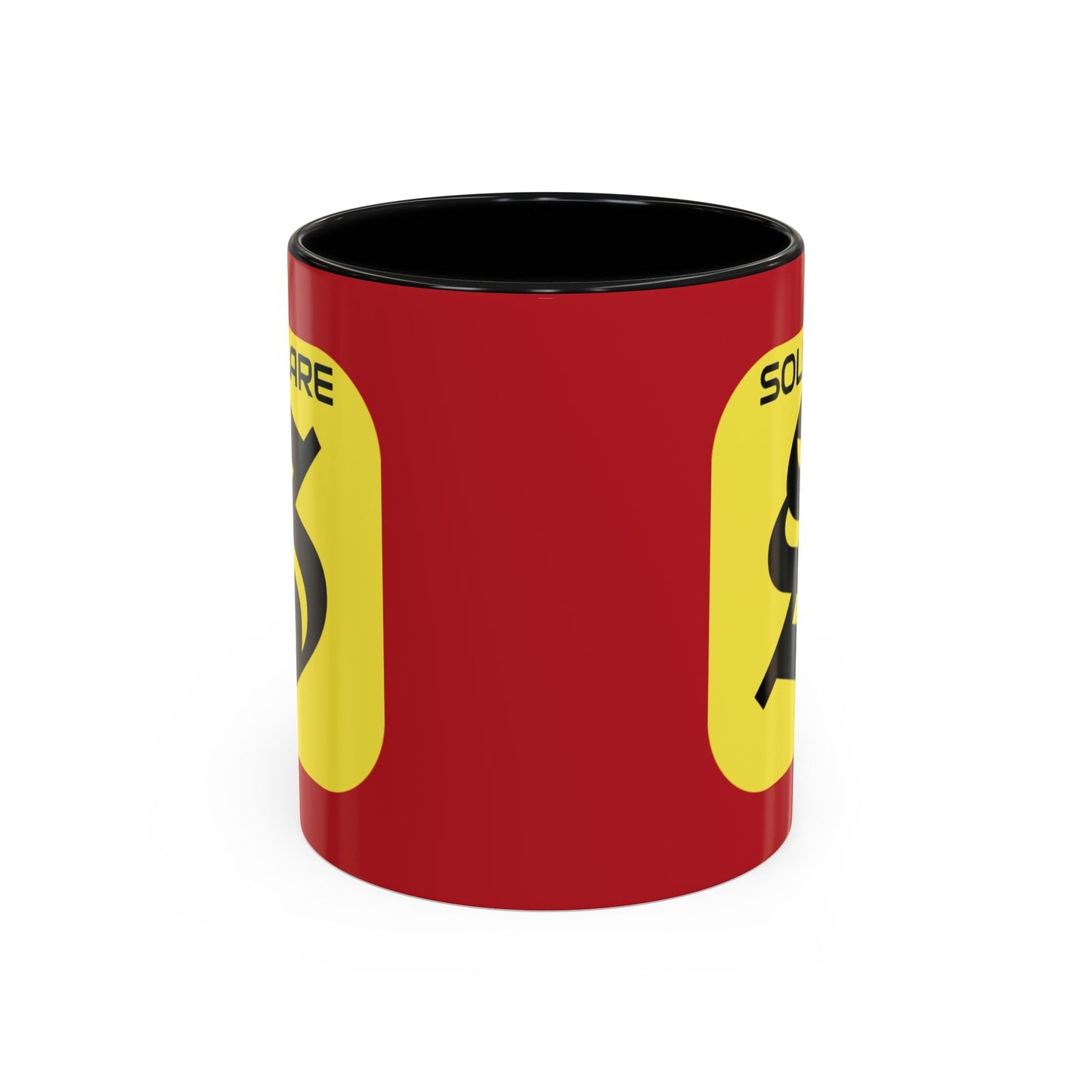 SolflareLogo Red Accent Mug by cypherpunkgear.com – cypherpunkgear.com | Cypherpunk Merch
