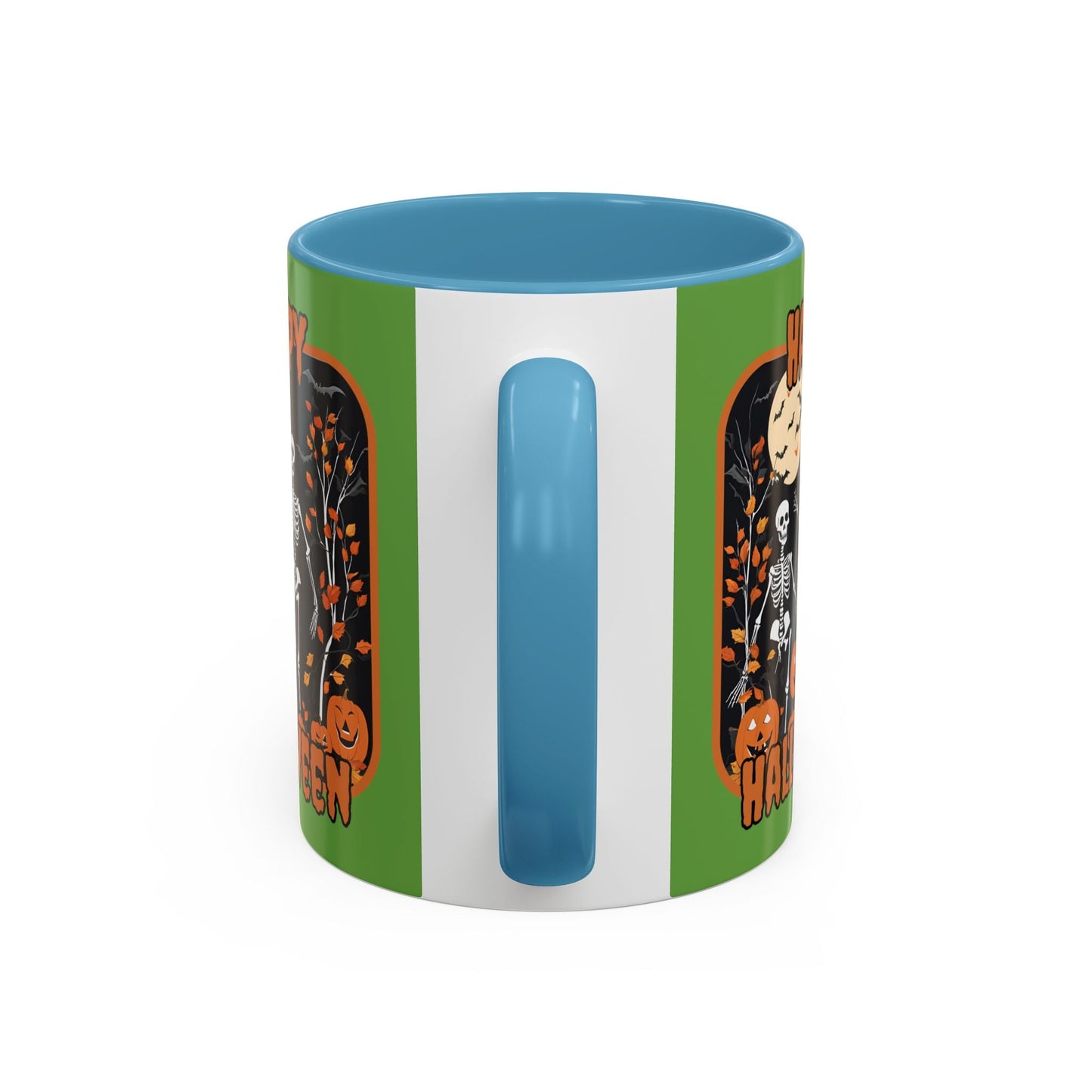 Spooktacular Skeletons of Halloween Accent Mug by cypherpunkgear – cypherpunkgear.com | Cypherpunk Merch