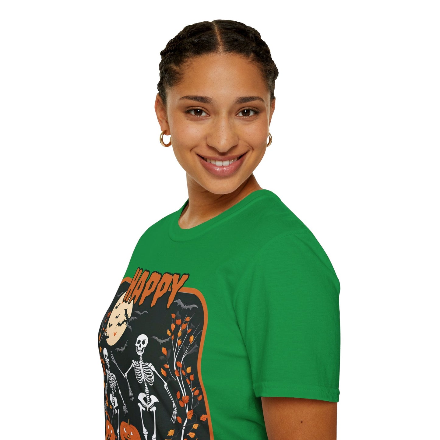 Spooktacular Skeletons of Halloween DKcolors Unisex T-shirt by cypherpunkgear – cypherpunkgear.com | Cypherpunk Merch
