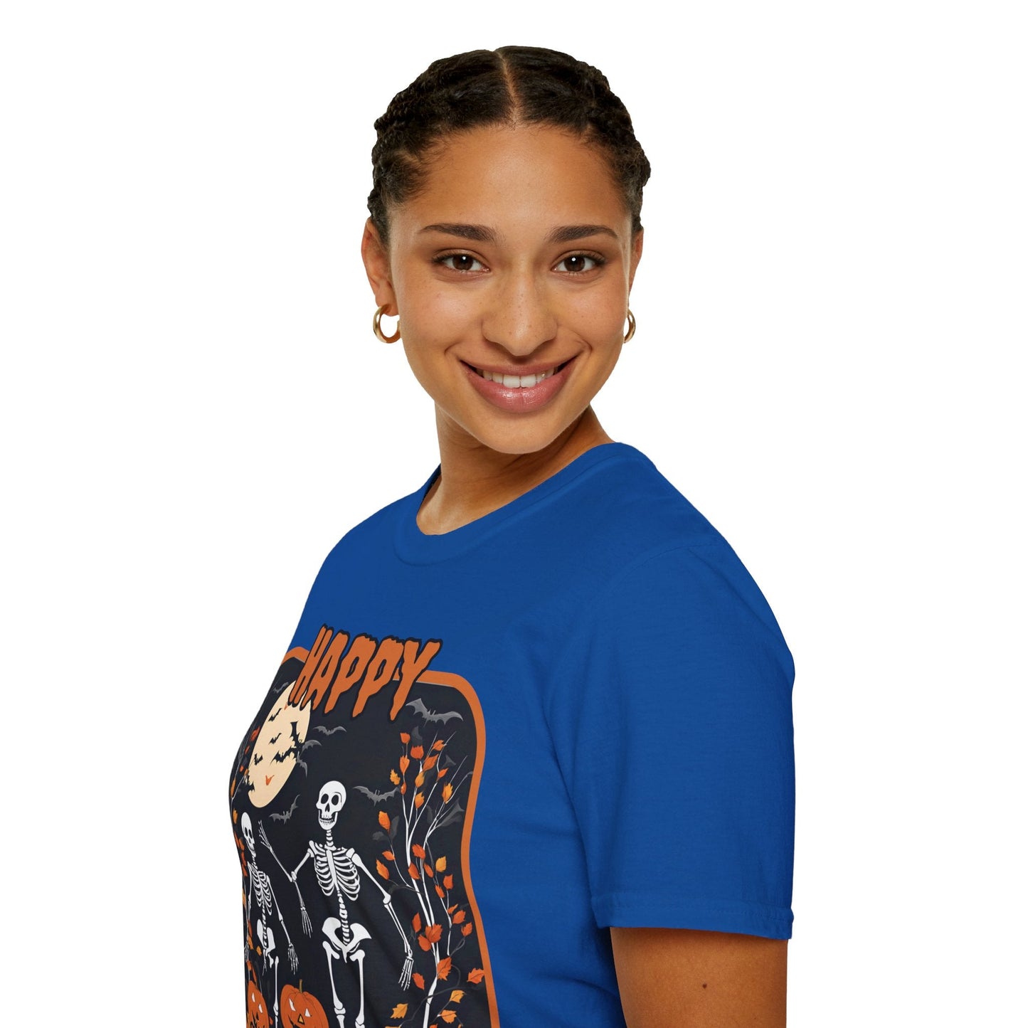 Spooktacular Skeletons of Halloween DKcolors Unisex T-shirt by cypherpunkgear – cypherpunkgear.com | Cypherpunk Merch