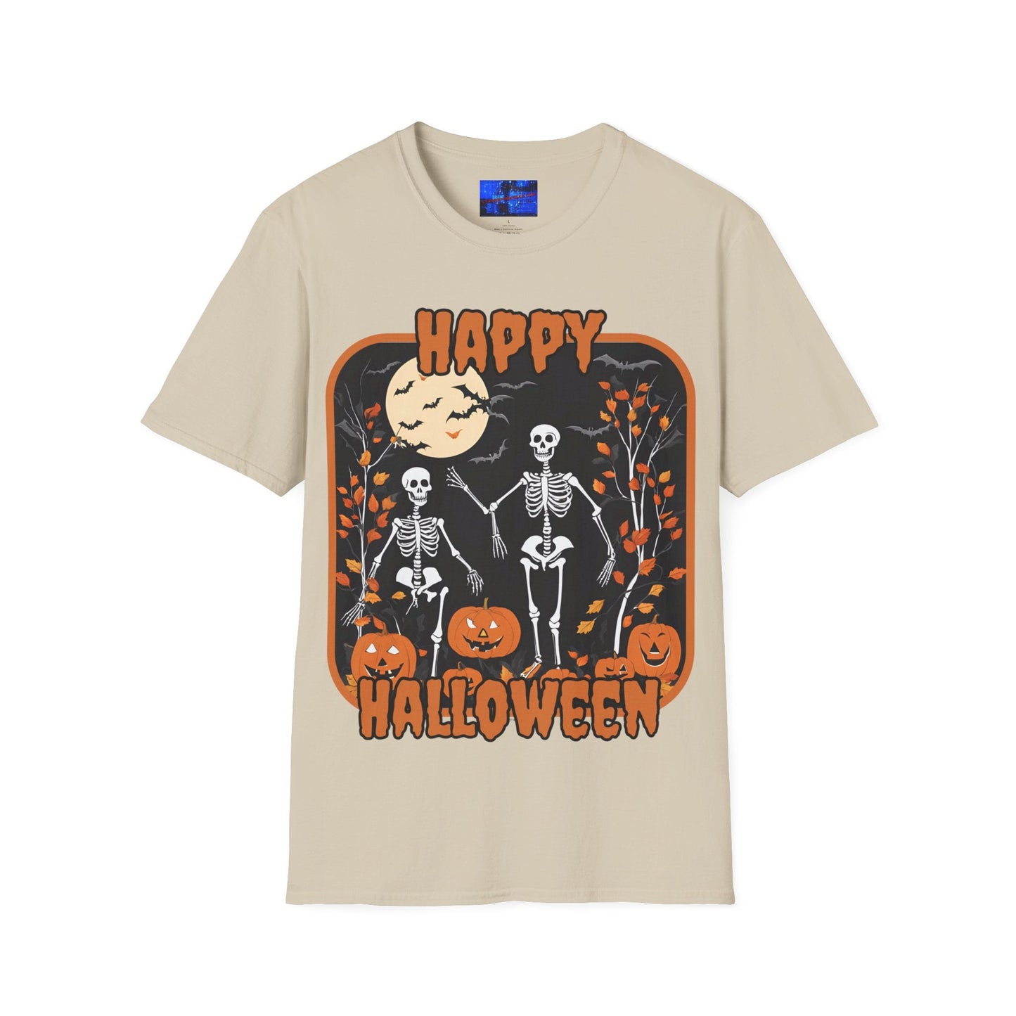 Spooktacular Skeletons of Halloween LTcolors Unisex T-shirt by cypherpunkgear – cypherpunkgear.com | Cypherpunk Merch