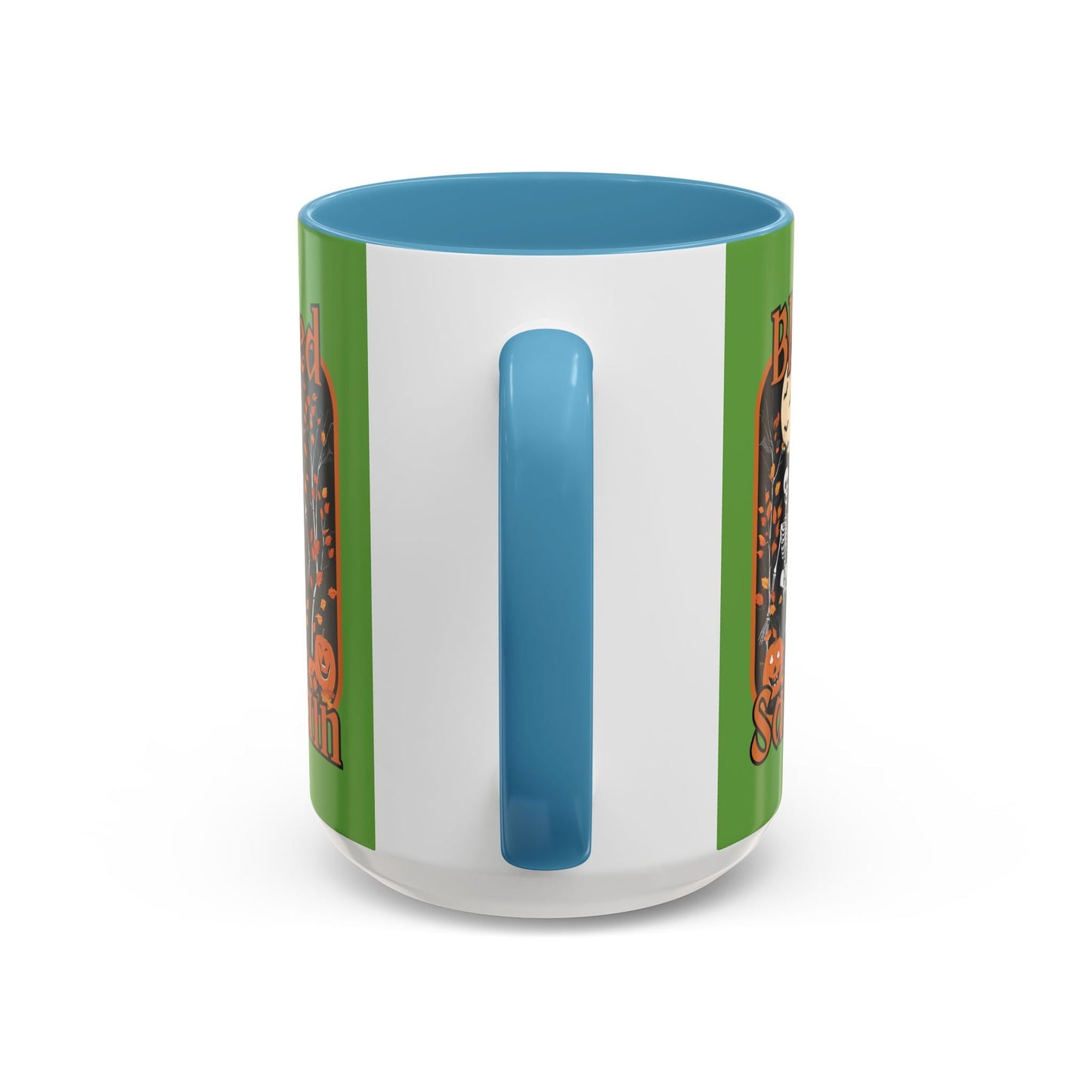 Spooktacular Skeletons of Samhain Accent Mug by cypherpunkgear – cypherpunkgear.com | Cypherpunk Merch