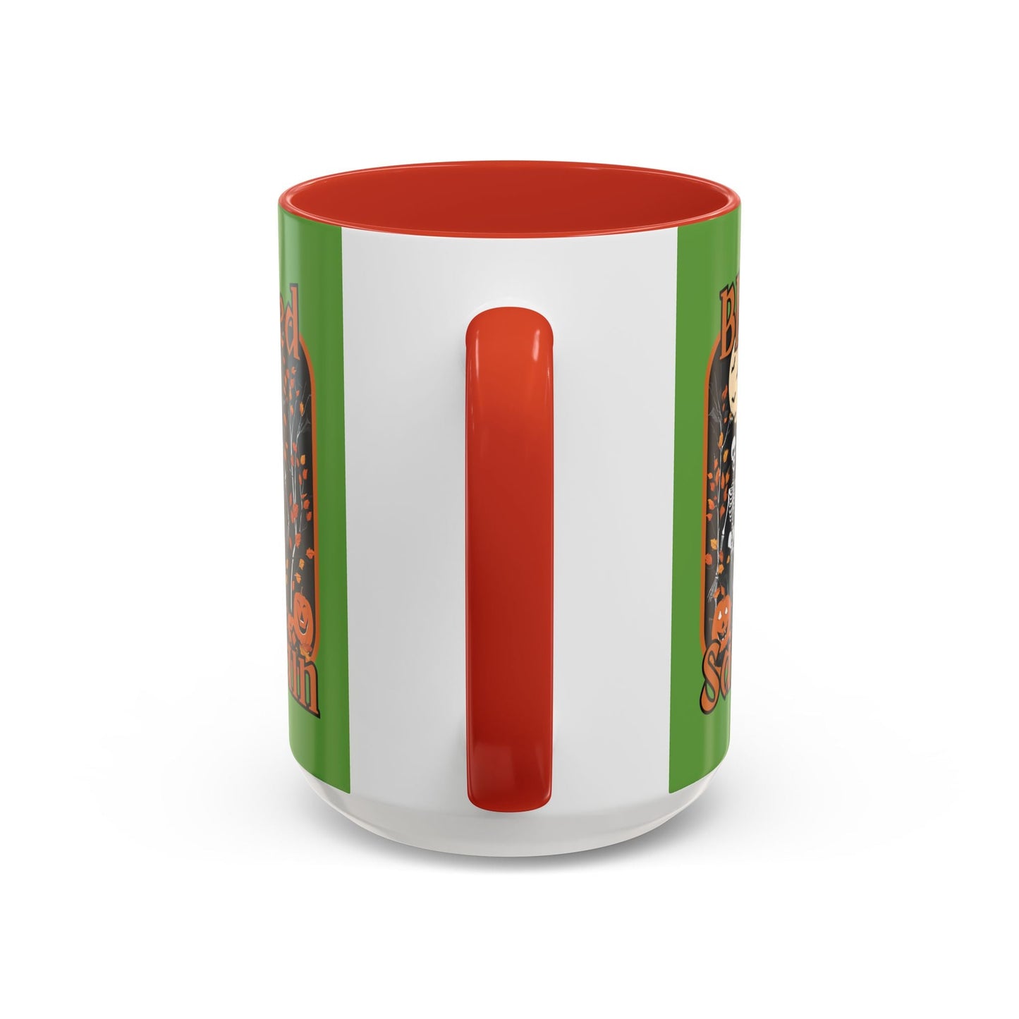 Spooktacular Skeletons of Samhain Accent Mug by cypherpunkgear – cypherpunkgear.com | Cypherpunk Merch