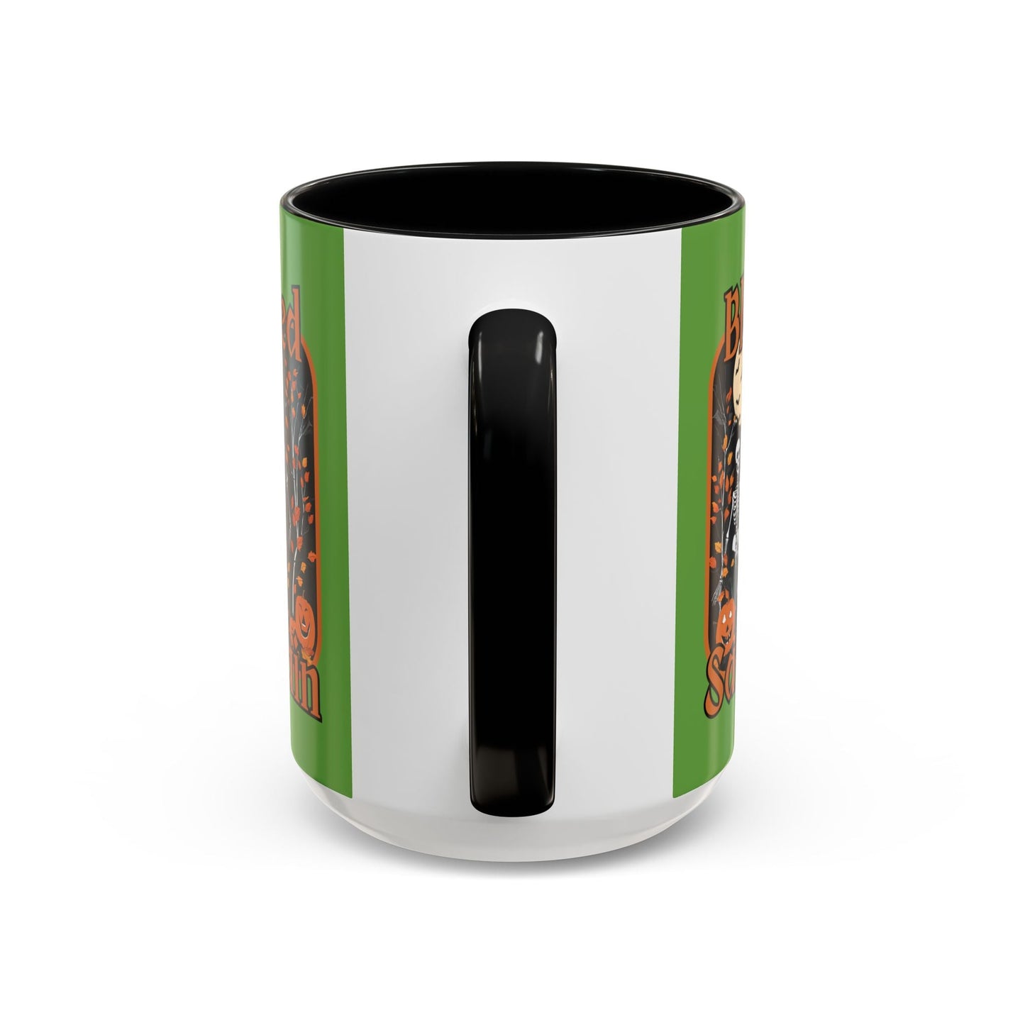 Spooktacular Skeletons of Samhain Accent Mug by cypherpunkgear – cypherpunkgear.com | Cypherpunk Merch